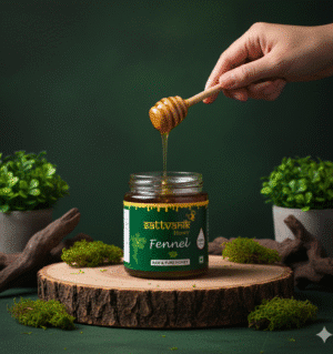 sattvanik honey Fennel Raw Honey