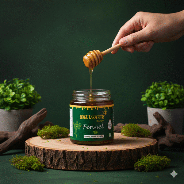 sattvanik honey Fennel Raw Honey