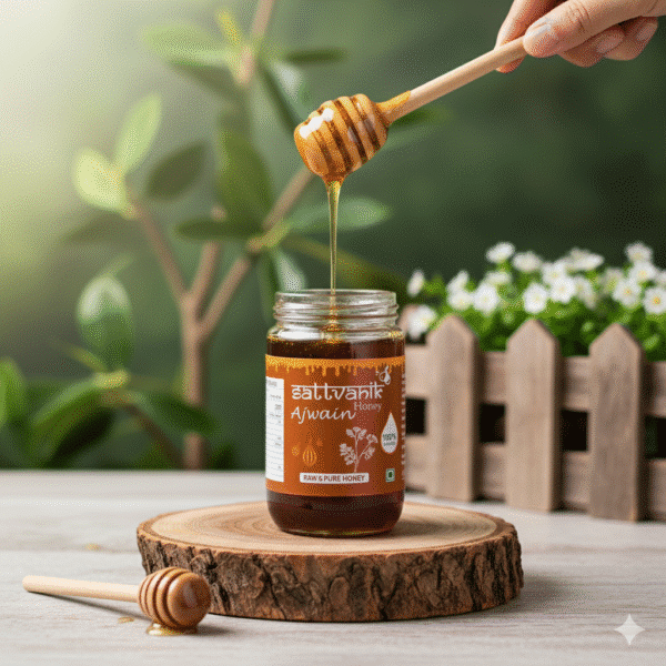 sattvanik honey ajwain honey