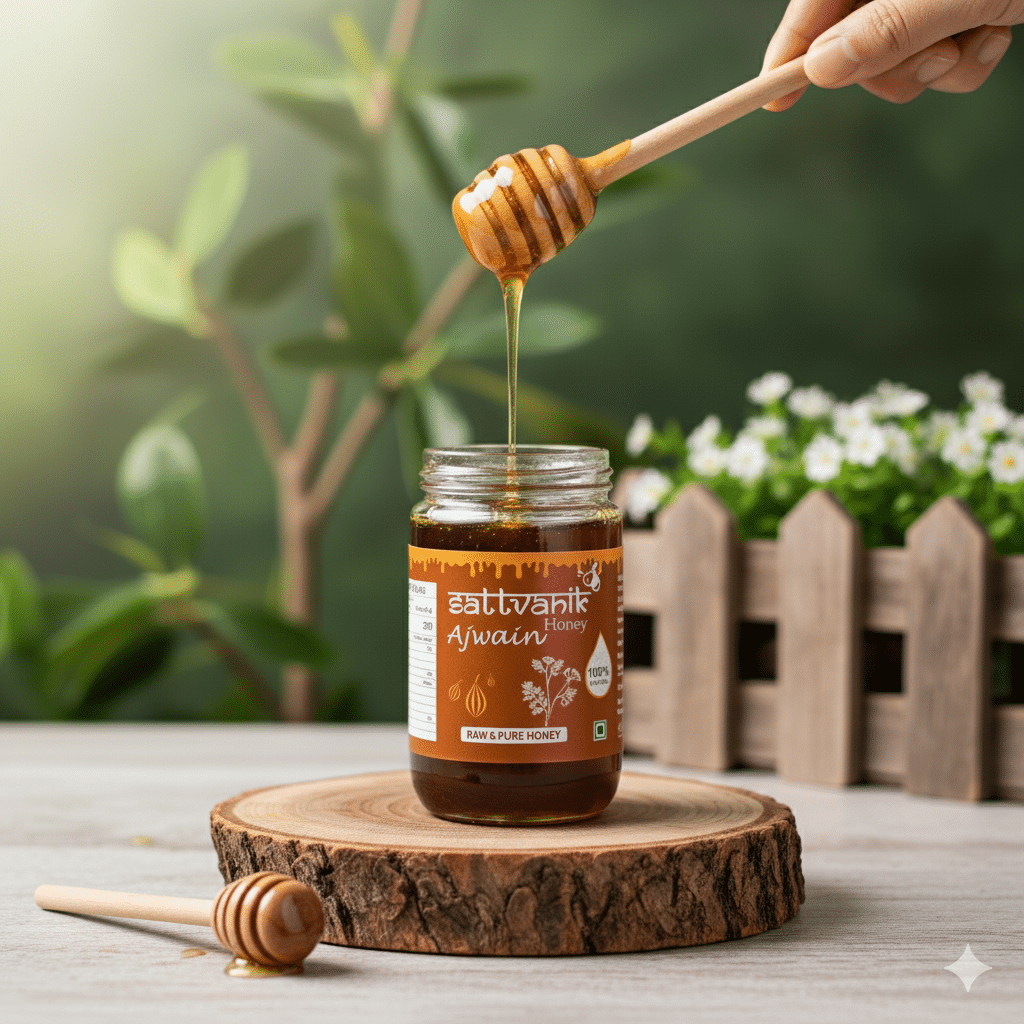sattvanik honey ajwain honey
