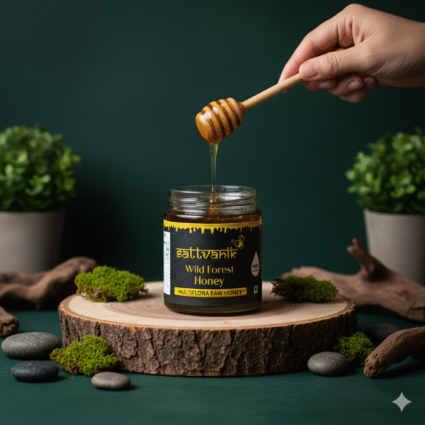 sattvanik honey wild forest multiflora