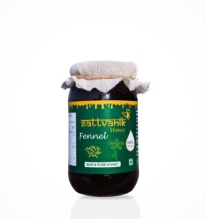 100% Fennel Raw Honey - 500 Gm